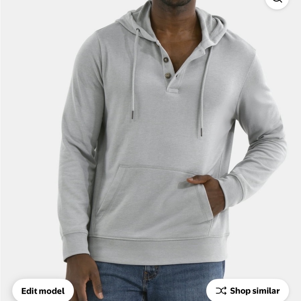 George Men's Beige Hoodie L NEW!